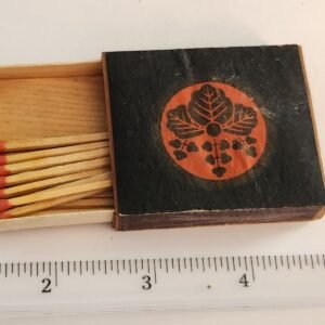 JAPAN Kamon Clan Crest Symbol Vintage Collectible Matches Matchbox Family Stamp - Image 1