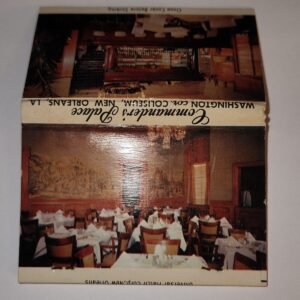 COMMANDER'S PALACE FULL UNSTRUCK Vintage Book Collectible Matches Matchbook LA - Image 1