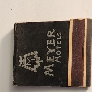 Meyer Hotels FULL Emerson Hermitage Vtg Book Collectible Matches Matchbook - Image 1