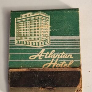 Atlantan Hotel Vtg Book Collectible Matches Matchbook - Image 1