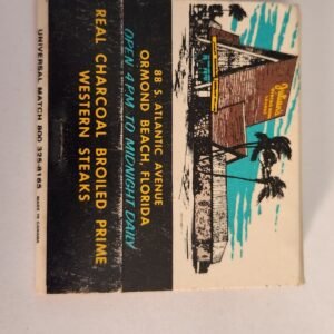FULL Julian's Chops Chicken Seafood Restaurant Vtg Collectible Matches Matchbook - Image 1