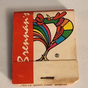 NEW ORLEANS BRENNANS RESTAURANT LOUISIANA Vtg Book Collectible Match Matchbook - Image 1