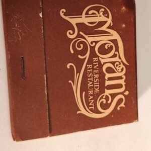 NEW ORLEANS MORAN'S RIVERSIDE RESTAURANT Vtg Book Collectible Matches Matchbook - Image 1
