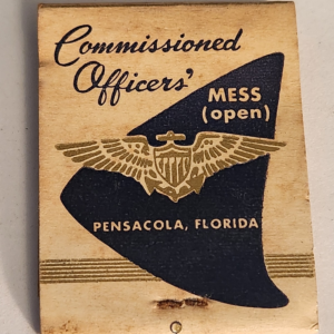 Naval Air Basic Training Command Commissioned Officer Vtg Collectible Matchbook - Image 1