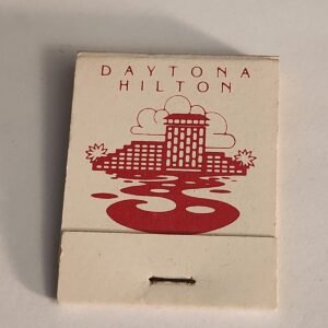DAYTONA HILTON Hotel Never Outgrow Beach Vtg Book Collectible Matches Matchbook - Image 1