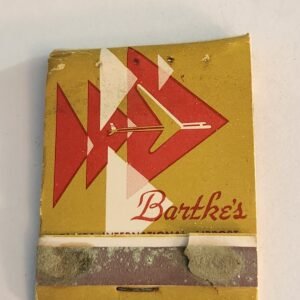 Bartke's Tampa Florida International Airport Vtg Collectible Matches Matchbook - Image 1