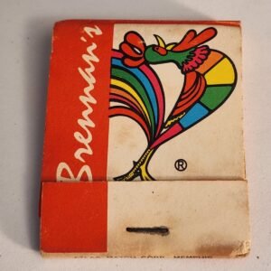 NEW ORLEANS LOUISIANA Vtg Book Collectible Match BRENNAN'S RESTAURANT Matchbook - Image 1