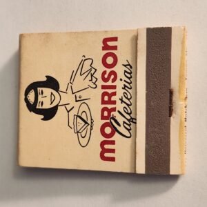 FULL UNstruck Morrison Cafeterias Vtg Book Collectible Matches Matchbook - Image 1