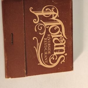 NEW ORLEANS MORAN'S RIVERSIDE RESTAURANT Vtg Book Collectible Matches Matchbook - Image 1