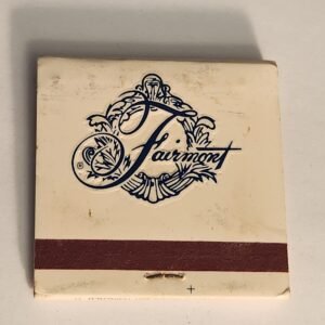 1979 FULL FAIRMONT BLUE ROOM Vtg Book Collectible Matches Matchbook - Image 1