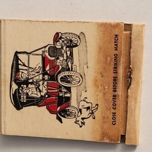 Two Women Classic Antique Car Vtg Book Collectible Matches Matchbook - Image 1