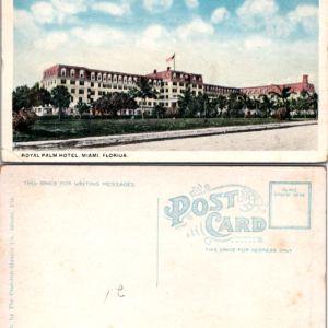 Florida Cypress Gardens Arbor Of Purple Bougainvillea Postcard Scenic View - Image 1