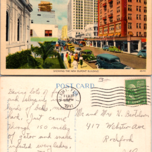 Bermuda Isles Apartments Lauderdale The Sea Fl Postcard L L Cook Copyright 1957 - Image 1