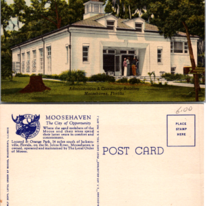 Bayfront Park Miami Florida Skyline Postcard Air Mail Cachet 1100-255 1935 - Image 1