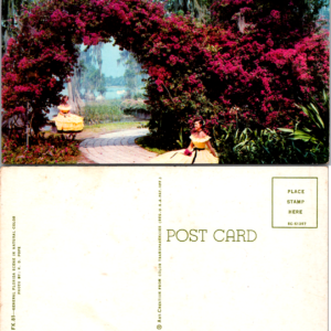 Holiday Travel Park Leesburg Florida Postcard Resort Camping Pool View Card - Image 1