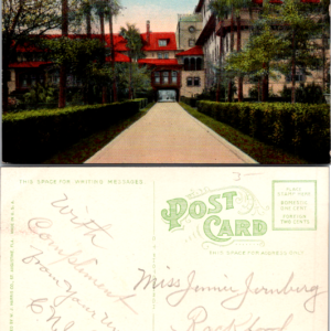 Carriage Entrance to Ponce de Leon Hotel St. Augustine W.J. Harris A-13544 Vintage - Image 1