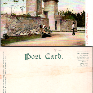 Hugh C. Leighton Co. Old City Gates St. Augustine Florida Undivided Back 3063 - Image 1