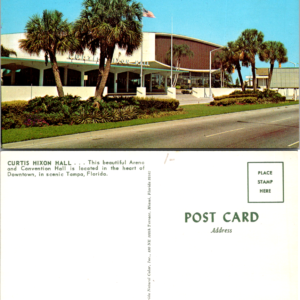 Curtis Hixon Hall Tampa Florida FNC5347 Chrome Postcard Vintage - Image 1