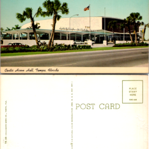 Curtis Hixon Hall Tampa Florida Hillsboro News Co. T.K. 38 5DK-446 - Image 1