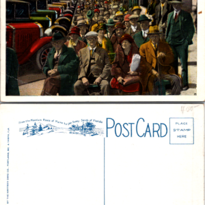 Oh Yee Green Benches St. Petersburg Fla Hartman Card Co 128952 Vintage - Image 1