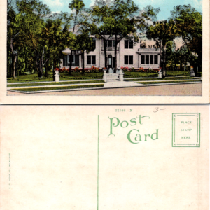 Jungle Manor St Petersburg Florida E C Kropp 22586 Linen Postcard - Image 1