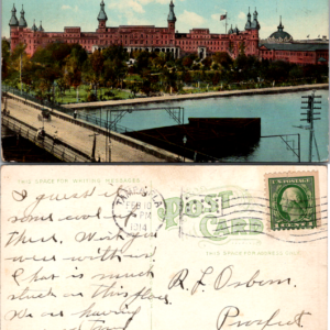 Bird's Eye View Tampa Bay Hotel and Grounds Tampa Fla Divided Back 1914 - Image 1