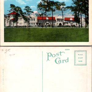 Florida Masonic Home and Orphanage St. Petersburg FL Postcard 22590 Linen - Image 1