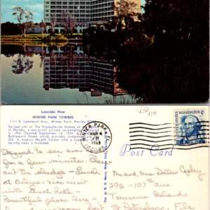 Winter Park Towers W H Mincey Dexter Press 117402-C 1969 Vintage - Image 1