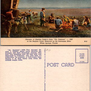 Curteich C.T. Art-Colortone 3C-H789 Oh Susanna White Springs Florida Vintage - Image 1