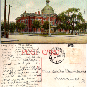 Court House Tampa Fla. S. A. Stewart No. 775 Postcard - Image 1