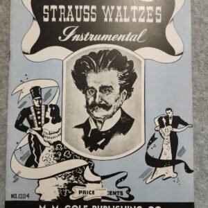 M. M. Cole Publishing Co. Strauss Waltzes Instrumental No. 1204 Vintage - Image 1