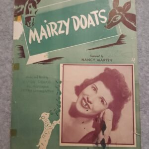 Mairzy Doats 1943 Nancy Martin Miller Music Corporation Sheet Music - Image 1