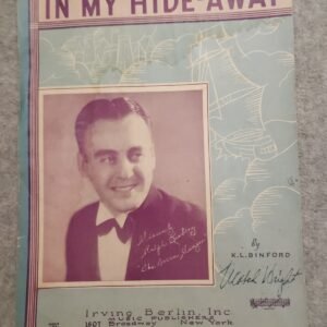 In My Hide-Away K.L. Binford Ralph Kirbery Irving Berlin Inc. 1932 - Image 1