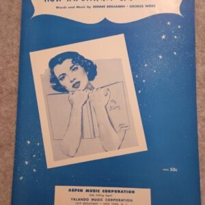 How Important Can It Be? Bennie Benjamin George Weiss Joni James 1955 Sheet Music - Image 1