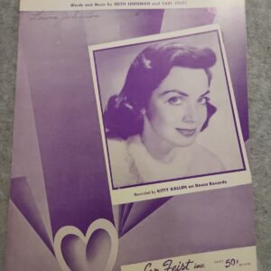 Little Things Mean A Lot 1954 Kitty Kallen Leo Feist Sheet Music - Image 1