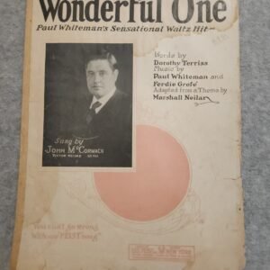 Wonderful One 1923 Dorothy Terriss Paul Whiteman John McCormack Leo Feist - Image 1