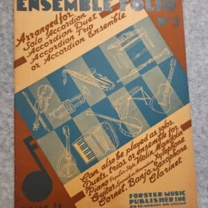 Forster Ensemble Folio No. 3 Accordion Sheet Music Booklet - Image 1