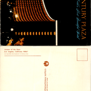 Century Plaza Hotel Los Angeles Western International Hotels Postcard - Image 1