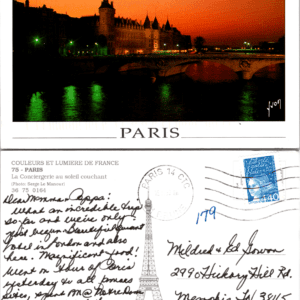 Paris La Conciergerie Serge Le Manour 36 75 0164 Mailed Postcard - Image 1