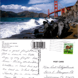Golden Gate Bridge San Francisco Ken Glaser Jr Smith Novelty E-90 - Image 1