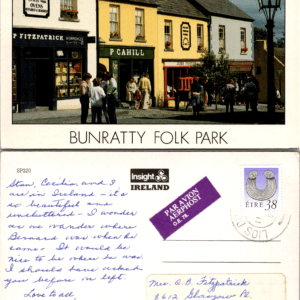 Insight Cards Limited Bunratty Folk Park SP220 Peter Zöller Vintage Postcard - Image 1