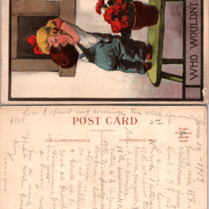 Bernhardt Wall Who Wouldn't? S.99 Postcard Divided Back Early 1900s - Image 1