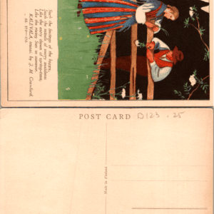 Martta Wendelin Kalevala Charity Postcard Finland J. M. Crawford Vintage - Image 1