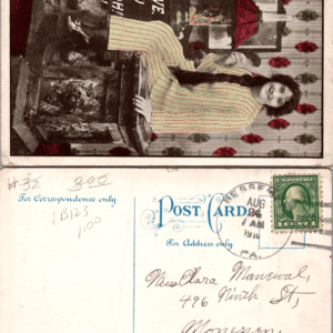 I Love You Oh! Oh! Oh! C734 Monessen PA 1911 Postcard - Image 1