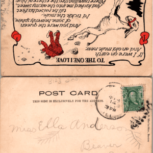 D. MacLachlan Boston To The One I Love Comic Postcard Mule Kicking - Image 1