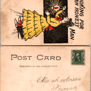 Looking for an Honest Man #439 Undivided Back Vintage Postcard - Image 1