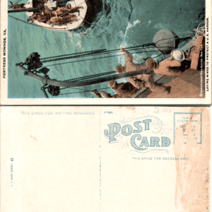 Fortress Monroe VA U.S. Navy Series 62 Postcard - Image 1