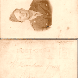 WWII US Army Real Photo Postcard EKC To Grandma from Dean - Image 1