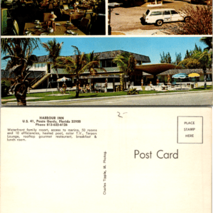 Harbour Inn Punta Gorda Florida Dukane Press R23609 Vintage Postcard - Image 1