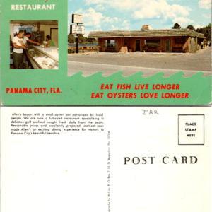 Allen's Seafood Restaurant Panama City FL Vintage Postcard McCray - Image 1